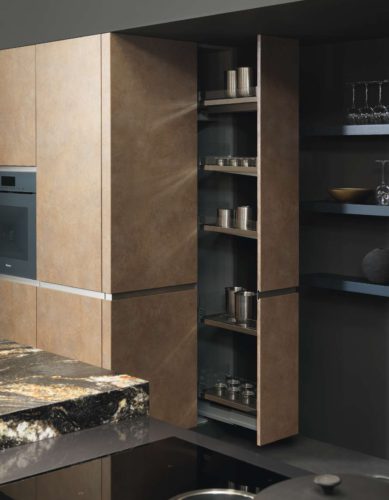 Küche Atmos: All that glitters ain’t Gold. Foto: rational Küchen