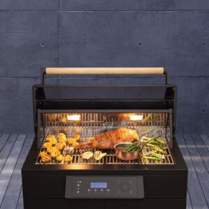 Der Gasgrill von Koqoon ist sehr modern und ermöglicht das Grillen auf Gourmet-Niveau mit unterschiedlichen Grillzonen. Die Bedienung ist selbsterklärend und die Sicherheit hoch. Das Design ist bereits mit dem „German Design Award“ ausgezeichnet.