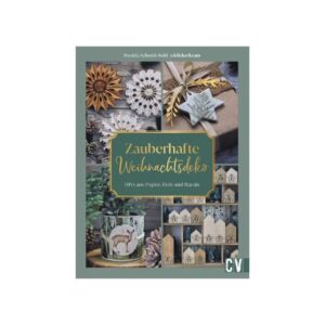 Basteln für die Feiertage, das gelingt gut mit den Ideen aus dem Buch „Zauberhafte Weihnachtsdeko“ von Daniela Schmidt-Kohl. Sie verrät leichte und zarte Farben, filigrane Papierornamente und Dinge aus Naturmaterialien. So kann man das eigene Zuhause in Windeseile in ein Winter-Wonderland verwandeln. Christophorus Verlag, 24,99 Euro. Credit: Thorbecke
