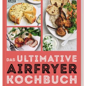 Der Airfryer spielt bei diesen Rezepten die Hauptrolle als vollwertiges und absolut familientaugliches Küchengerät. Ganz egal ob Gemüse-Tempura, Aubergine mit Linsenfüllung oder Kartoffel-Gratin und Curry-Chicken. „Das ultimative Airfryer-Kochbuch“ liefert über 100 Rezeptinspirationen. Alles direkt aus der Heißluftfritteuse. Erschienen bei Dorling Kindersley, 14,95 Euro.